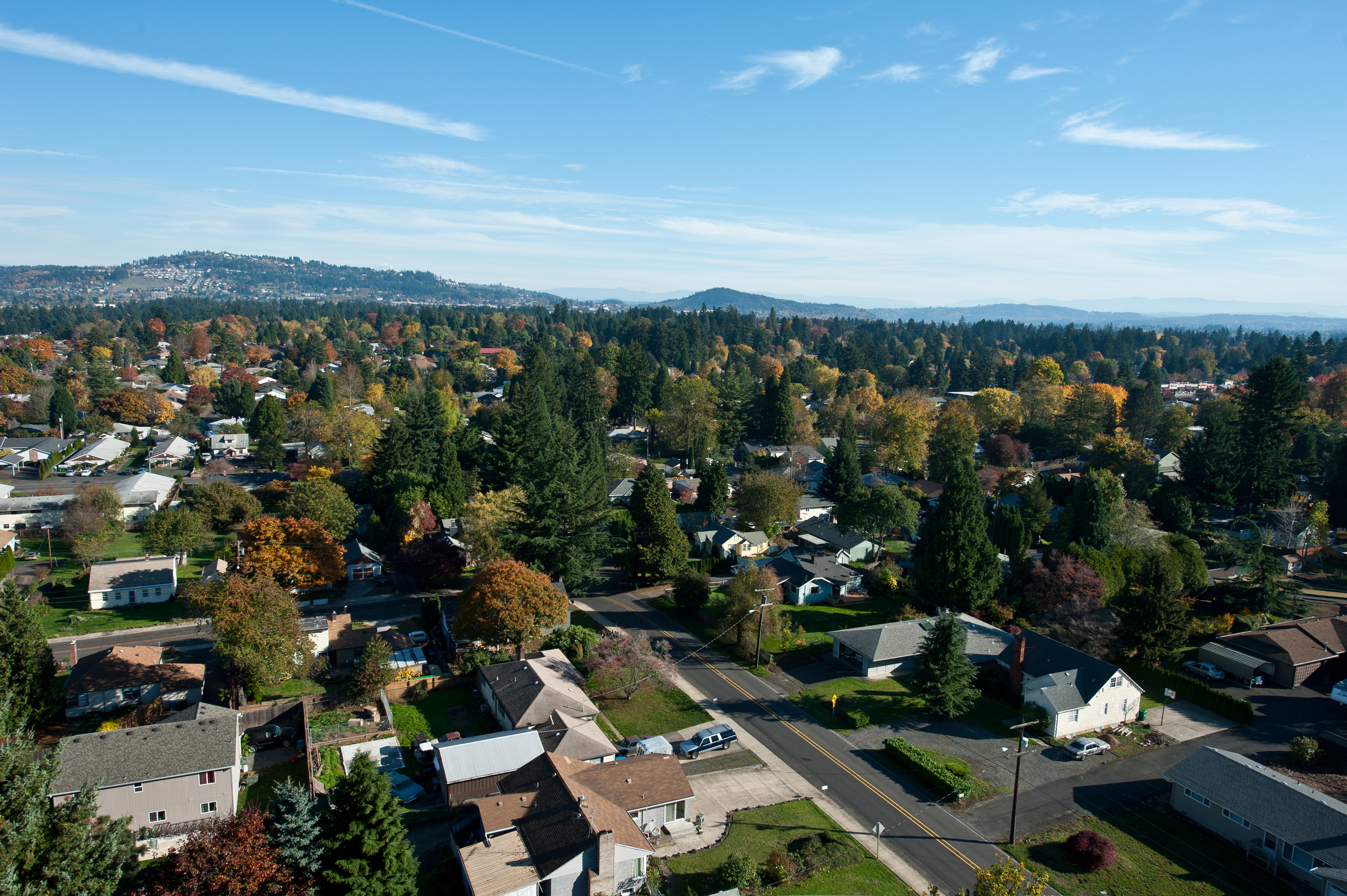 Aerial view of Milwaukie Neighborhood