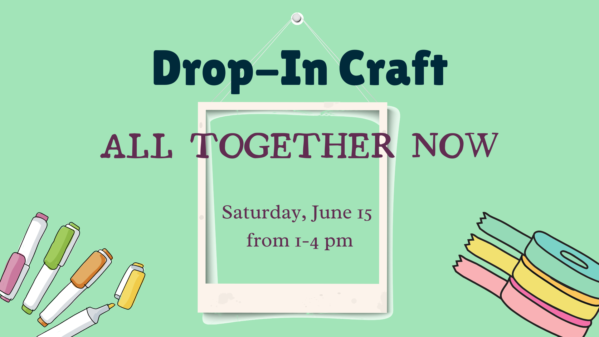 All Together Now Drop-In Craft