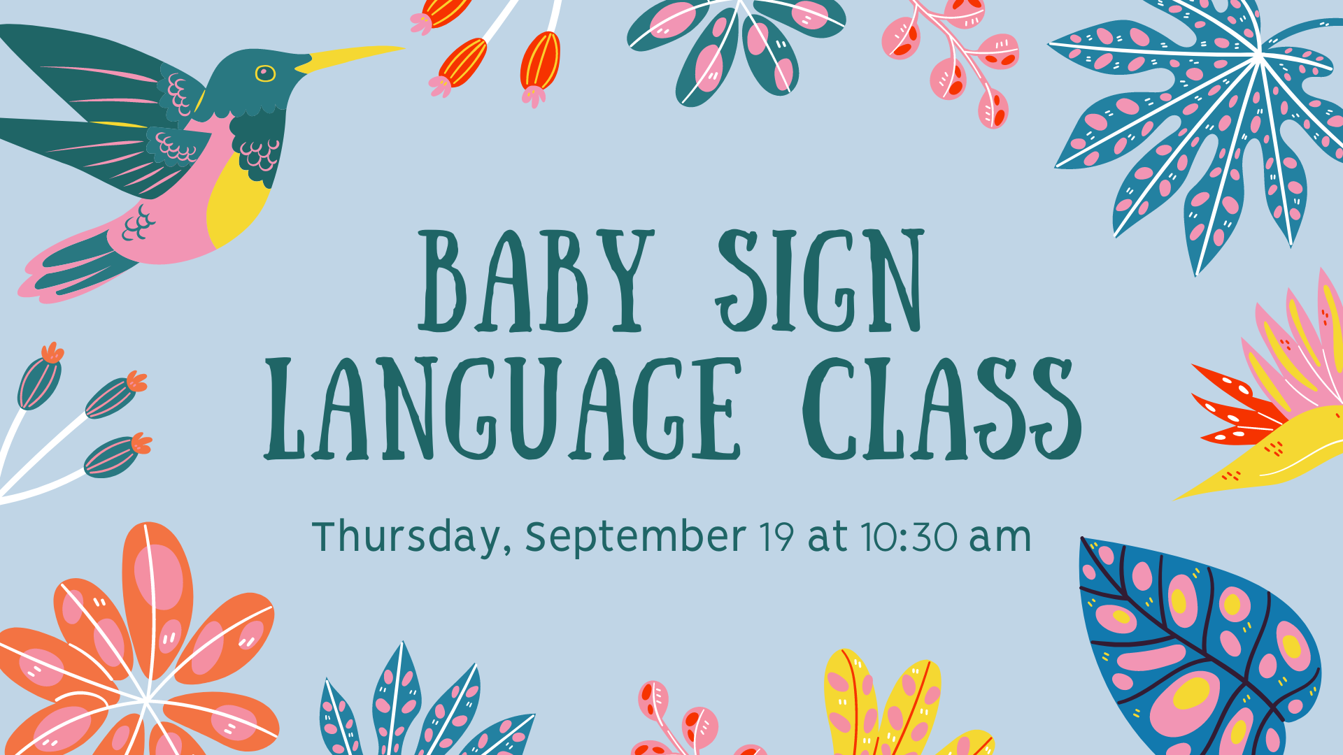 Baby Sign Language Class