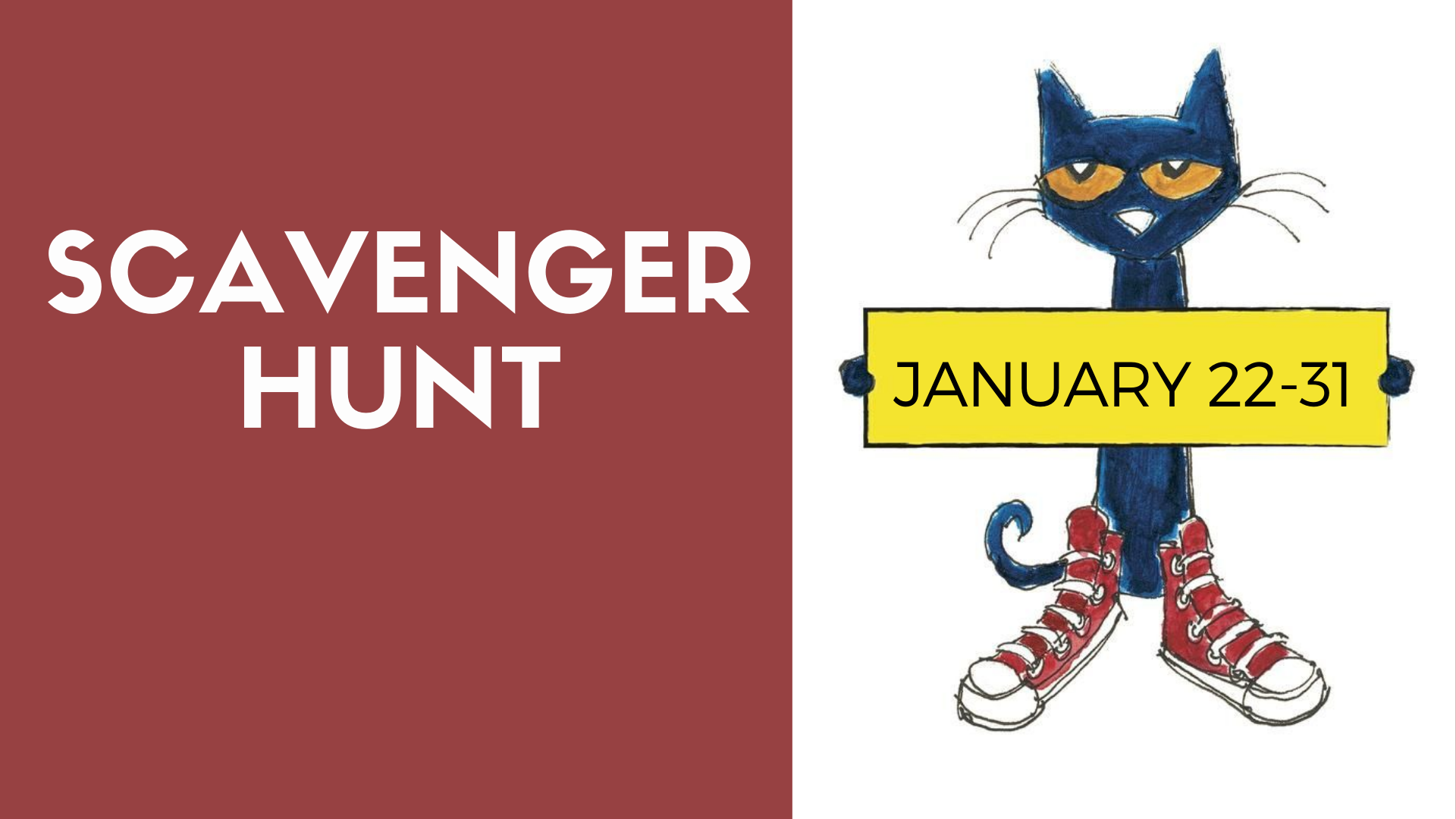 scavenger hunt January 22-31