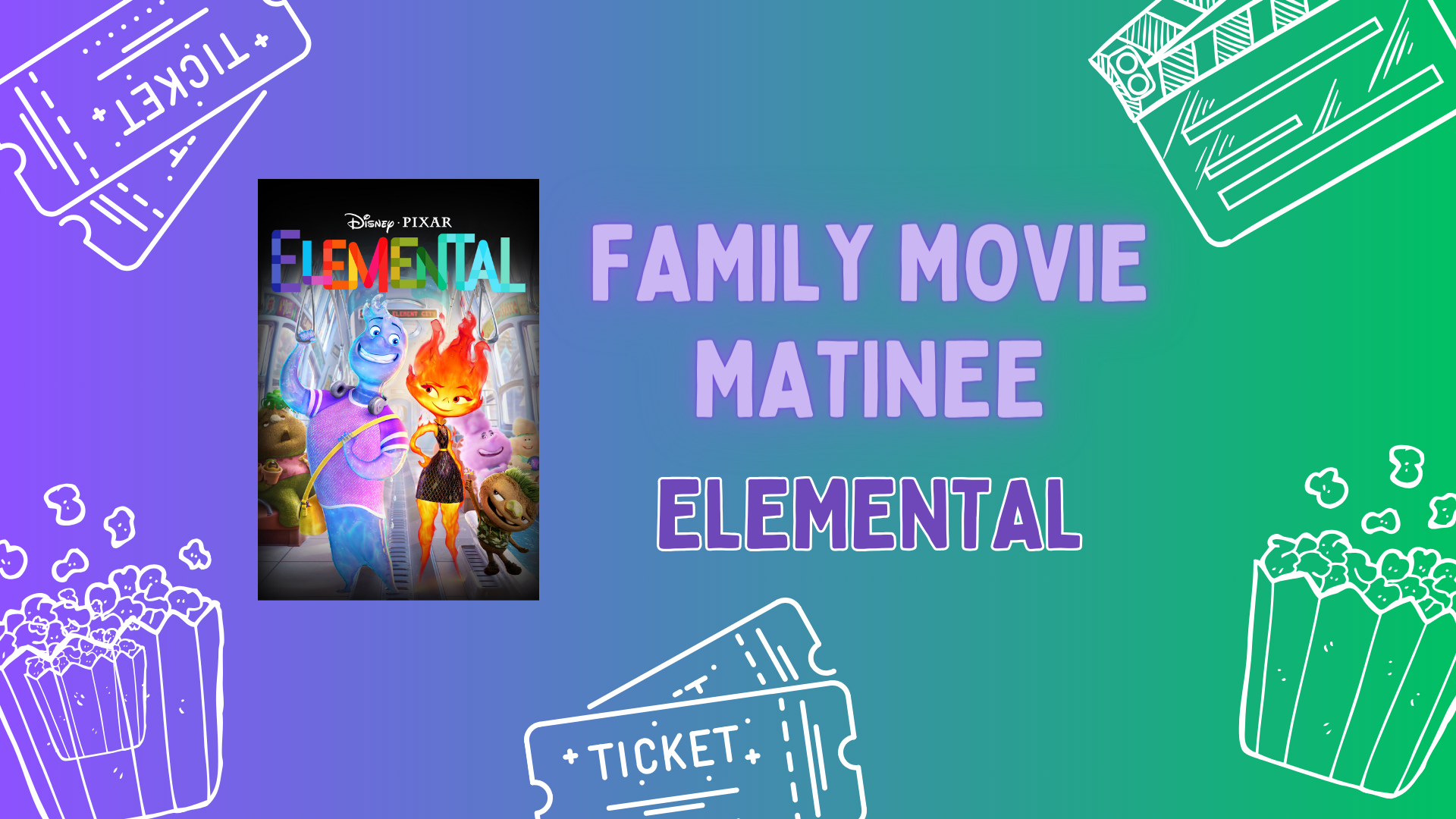 Family Movie Matinee: Elemental