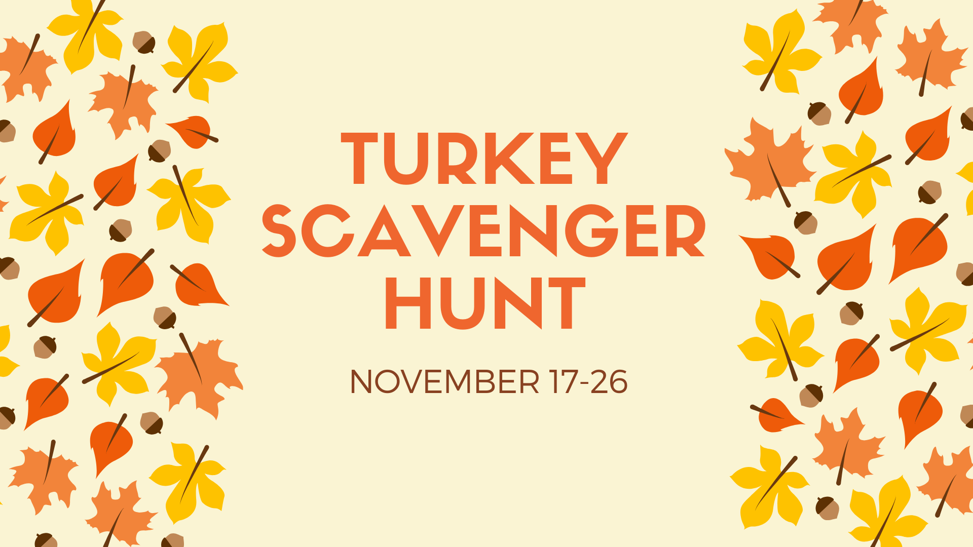 Turkey Scavenger Hunt