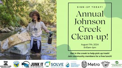 2024 Johnson Creek Cleanup Event 